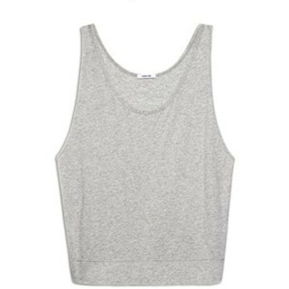 NEW HELMUT LANG Soft Feather Jersey Muscle Tank Top CBK 90’s coastal blue S